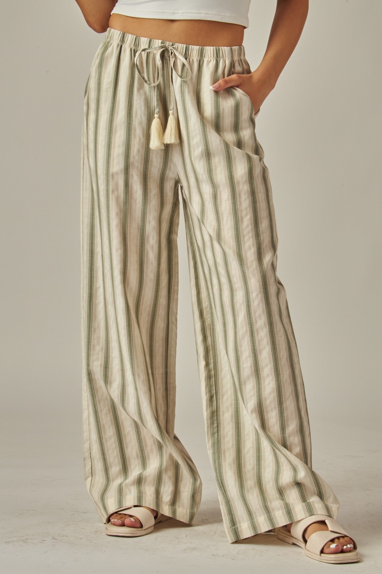Aria Wide Leg Pants-Pants-UrbanCulture-Boutique, A North Port, Florida Women's Fashion Boutique