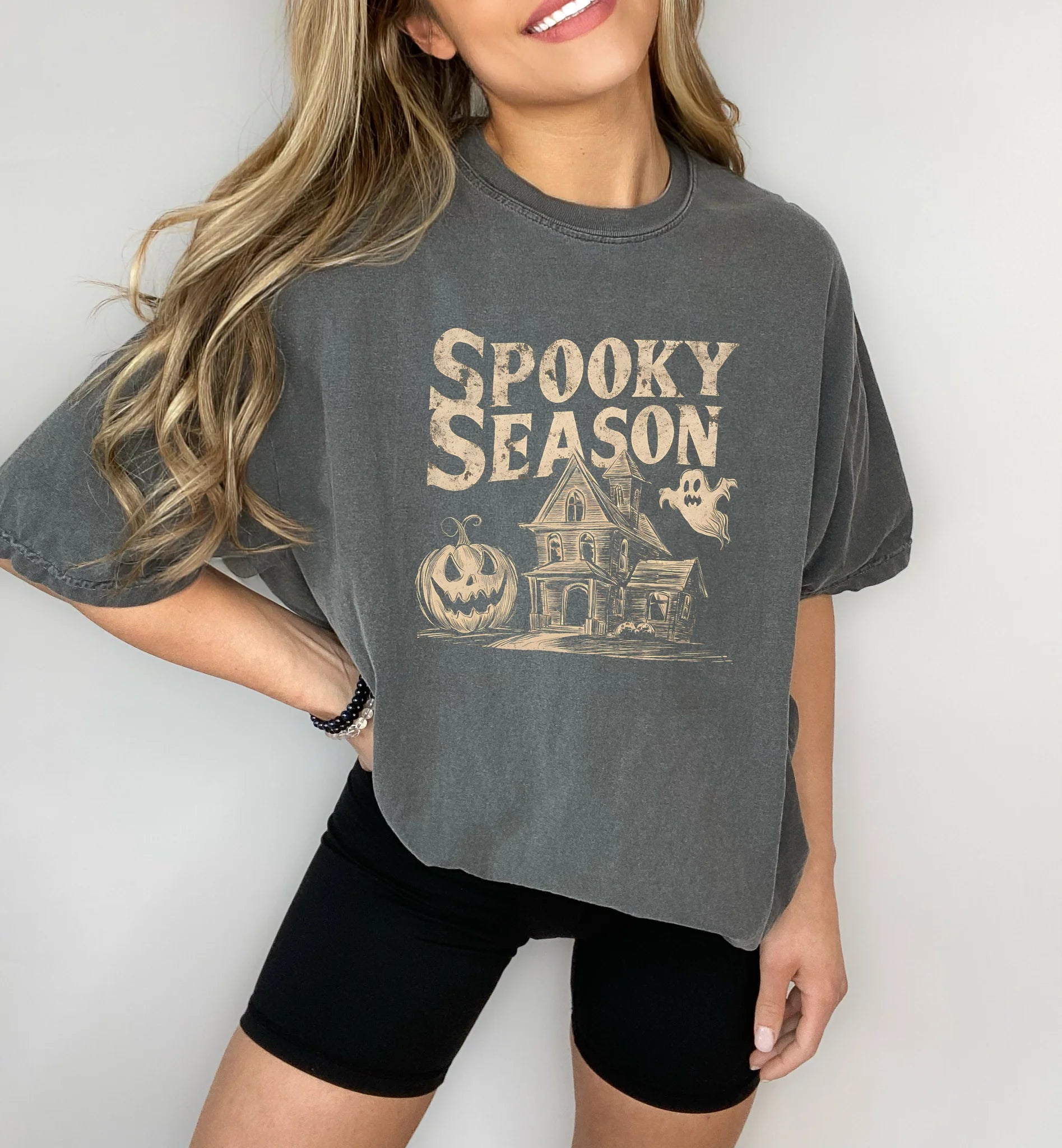 Spooky Season Graphic Tee-Graphic Tees-UrbanCulture-Boutique, A North Port, Florida Women's Fashion Boutique