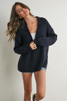Nevaeh Long Sleeve Top-Sweaters-UrbanCulture-Boutique, A North Port, Florida Women's Fashion Boutique