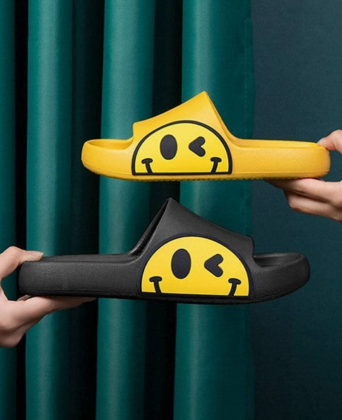 Comfy Happy Cloud Slides-shoes-UrbanCulture-Boutique, A North Port, Florida Women's Fashion Boutique