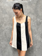 Rhonda Color Block Mini Dress-Dresses-UrbanCulture-Boutique, A North Port, Florida Women's Fashion Boutique