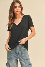 Load image into Gallery viewer, Vicki Bamboo V-Neck T-Shirt-Short Sleeves-UrbanCulture-Boutique, A North Port, Florida Women&#39;s Fashion Boutique
