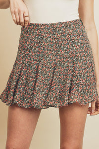 Loveliest Flared Mini Skirt-Skirts-UrbanCulture-Boutique, A North Port, Florida Women's Fashion Boutique