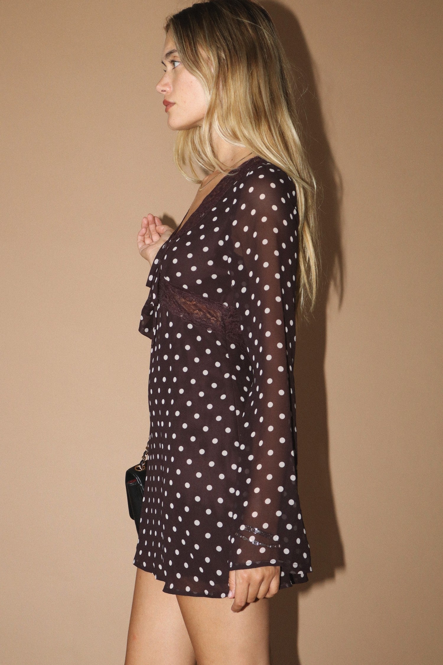River Polka Dot Dress-Dresses-UrbanCulture-Boutique, A North Port, Florida Women's Fashion Boutique