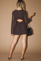 River Polka Dot Dress-Dresses-UrbanCulture-Boutique, A North Port, Florida Women's Fashion Boutique