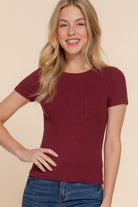 Alena short Sleeve Top-T Shirt-UrbanCulture-Boutique, A North Port, Florida Women's Fashion Boutique