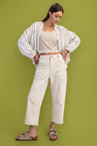 Autumn Cropped Wide Leg Jeans-Jeans-UrbanCulture-Boutique, A North Port, Florida Women's Fashion Boutique