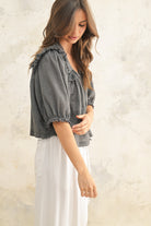 Clover Blouse-Blouse-UrbanCulture-Boutique, A North Port, Florida Women's Fashion Boutique