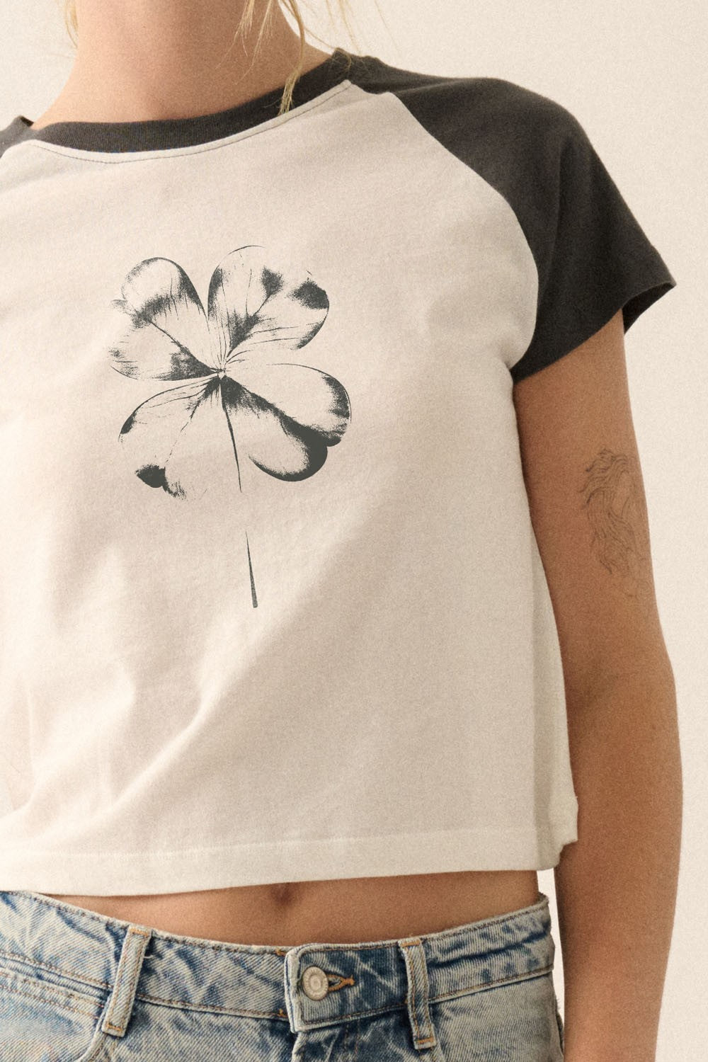 Clover Graphic Tee-Graphic Tees-UrbanCulture-Boutique, A North Port, Florida Women's Fashion Boutique