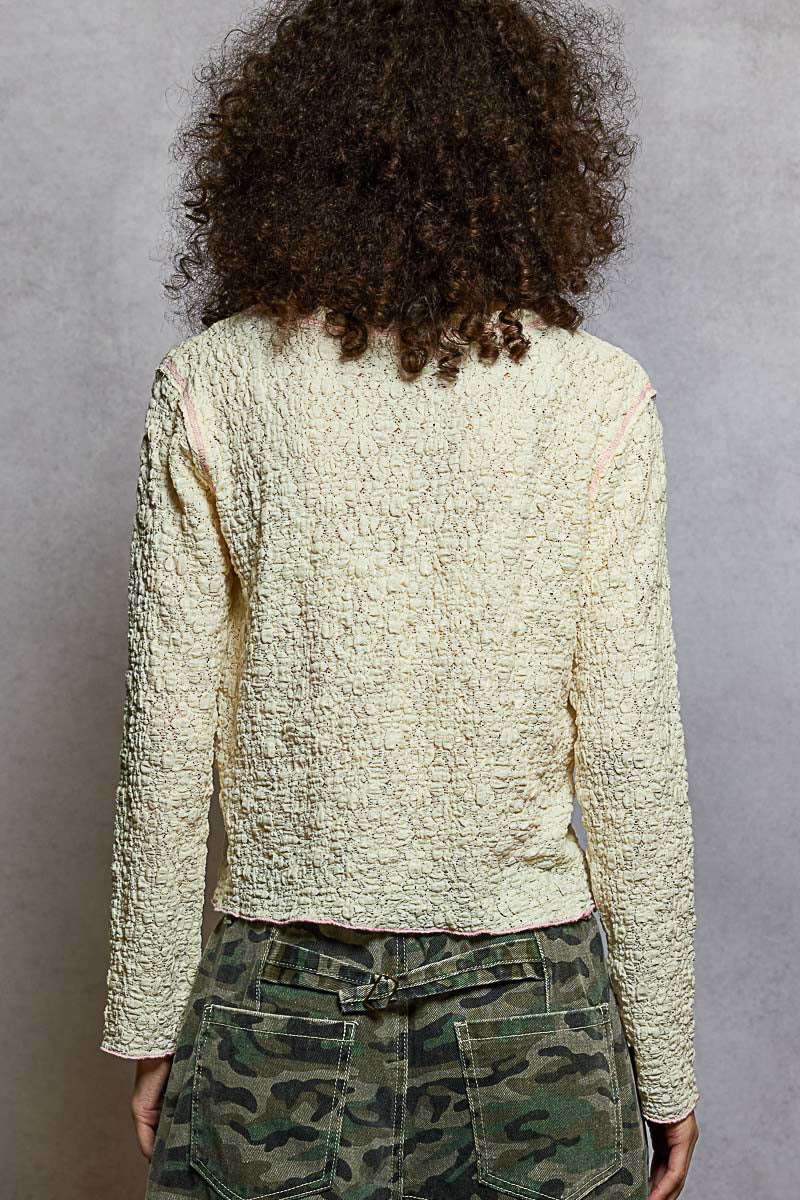 Belleann Long Sleeve Top-Long Sleeves-UrbanCulture-Boutique, A North Port, Florida Women's Fashion Boutique