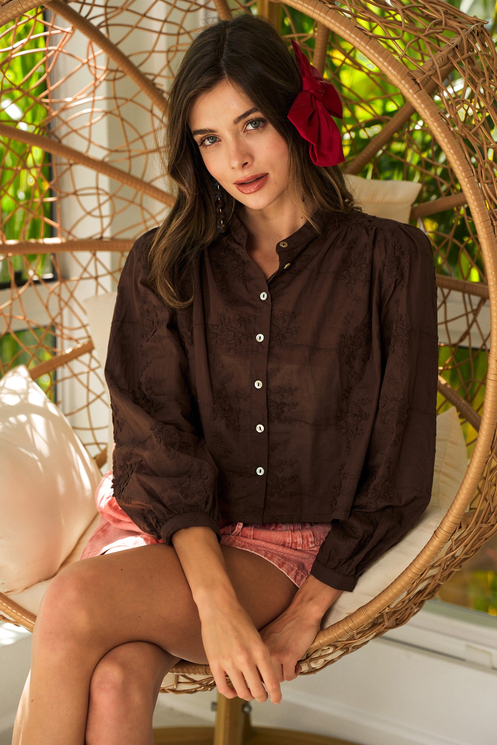 Blake Floral Long Sleeve-Long Sleeve-UrbanCulture-Boutique, A North Port, Florida Women's Fashion Boutique