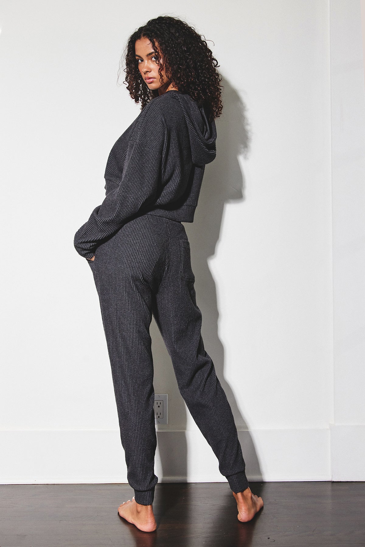 Winona Ribbed Hoodie Loungewear Set-Lounge Wear-UrbanCulture-Boutique, A North Port, Florida Women's Fashion Boutique