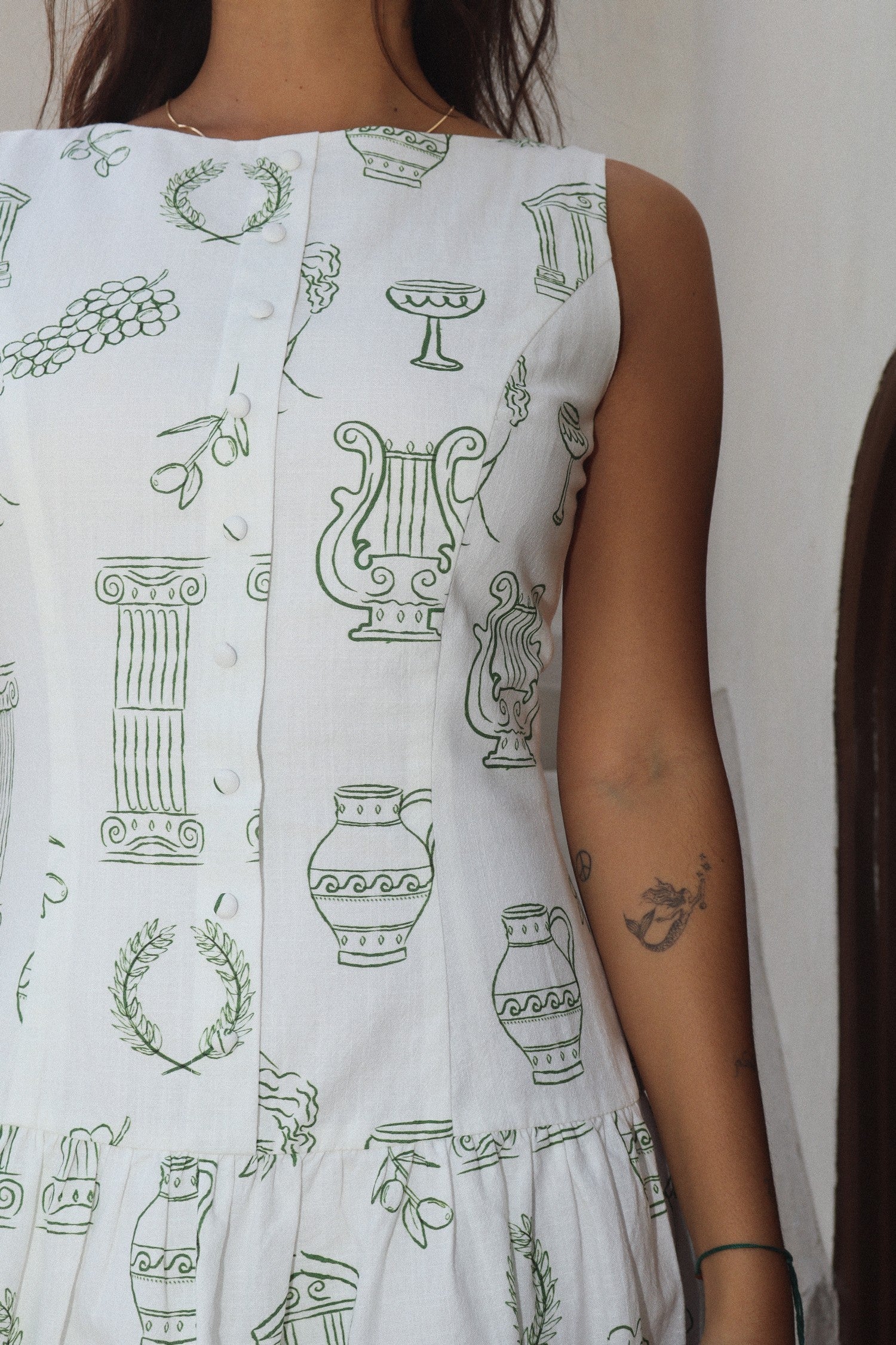 Bailey Tiered Print Mini Dress-Dresses-UrbanCulture-Boutique, A North Port, Florida Women's Fashion Boutique