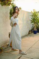 Caitlin Strapless Linen Dress-Dresses-UrbanCulture-Boutique, A North Port, Florida Women's Fashion Boutique