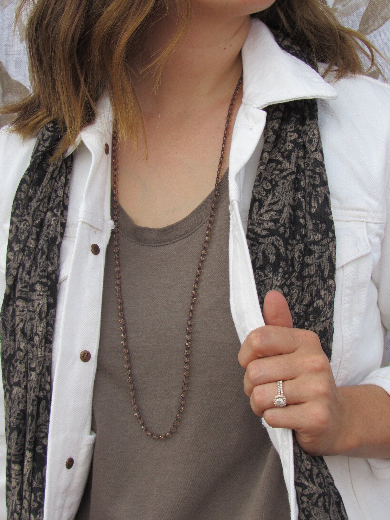 Durango Long Wrap-Necklace-UrbanCulture-Boutique, A North Port, Florida Women's Fashion Boutique