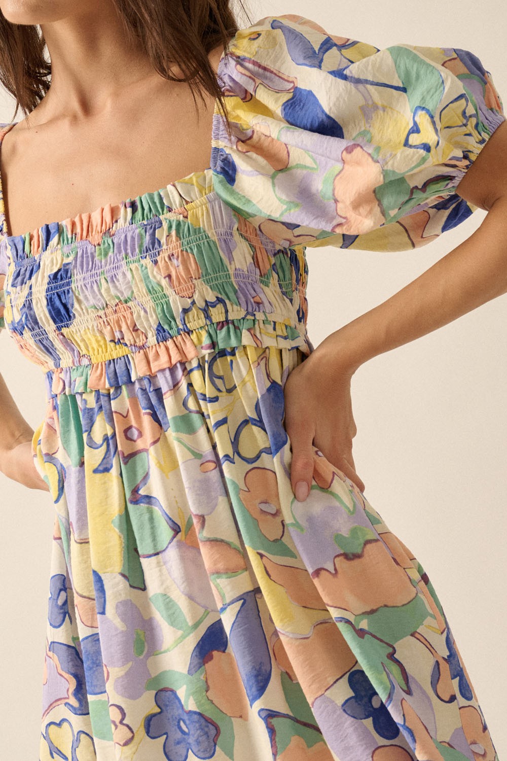Penelope Babydoll Mini Dress-Dresses-UrbanCulture-Boutique, A North Port, Florida Women's Fashion Boutique