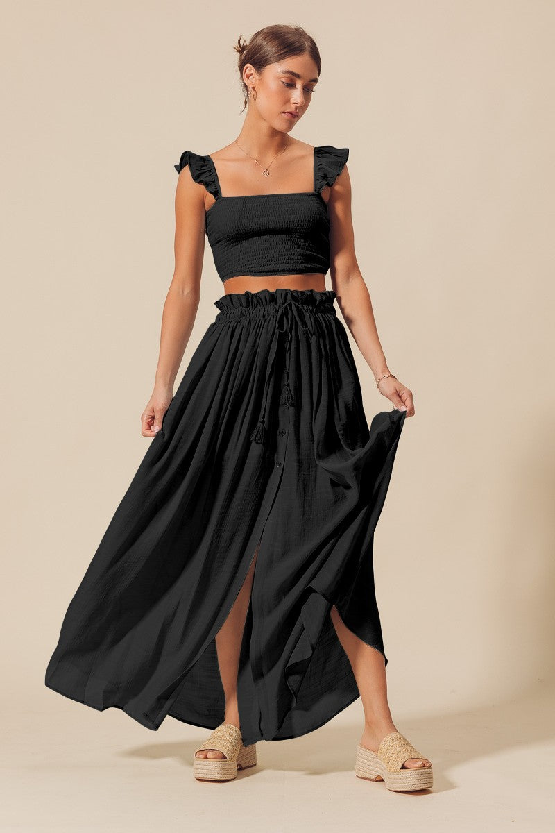 Luna Maxi Skirt Set-Skirt Set-UrbanCulture-Boutique, A North Port, Florida Women's Fashion Boutique