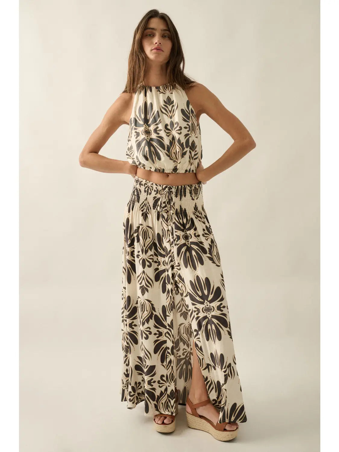 Olivia Maxi Skirt-Skirts-UrbanCulture-Boutique, A North Port, Florida Women's Fashion Boutique