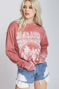 Janice Joplin Vintage Sweatshirt-Long Sleeves-UrbanCulture-Boutique, A North Port, Florida Women's Fashion Boutique