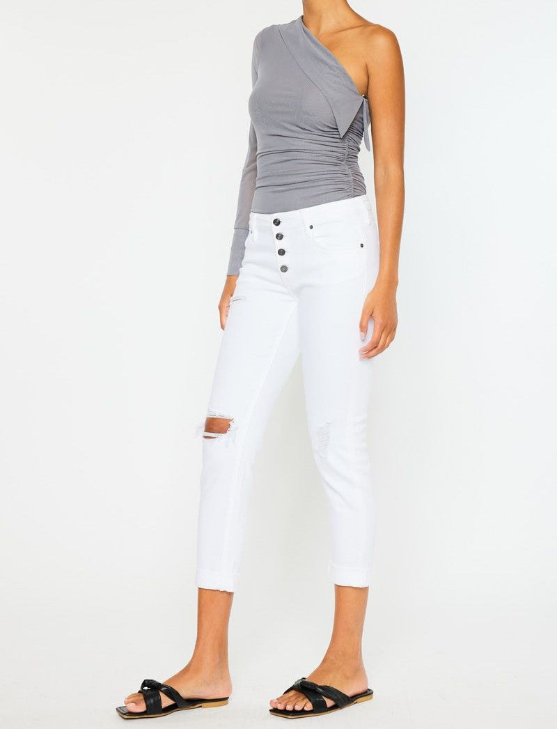 Gemma Mid Rise Girlfriend-Jeans-UrbanCulture-Boutique, A North Port, Florida Women's Fashion Boutique