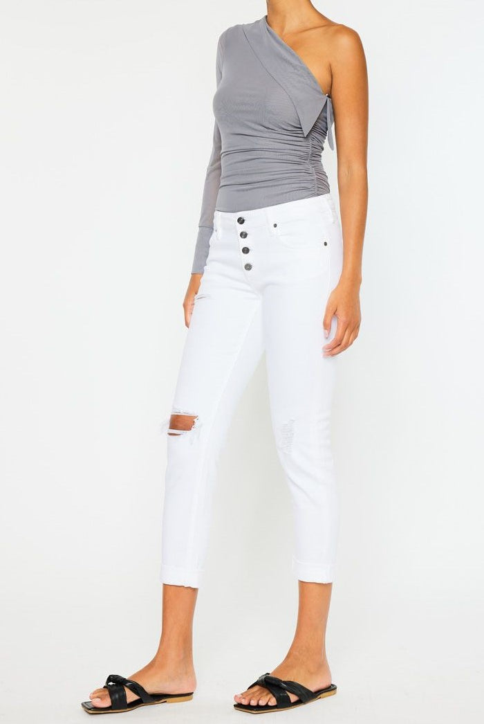 Gemma Mid Rise Girlfriend-Jeans-UrbanCulture-Boutique, A North Port, Florida Women's Fashion Boutique
