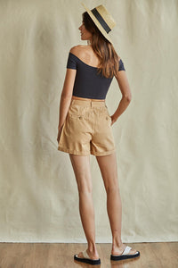 Harleigh Shorts-Shorts-UrbanCulture-Boutique, A North Port, Florida Women's Fashion Boutique