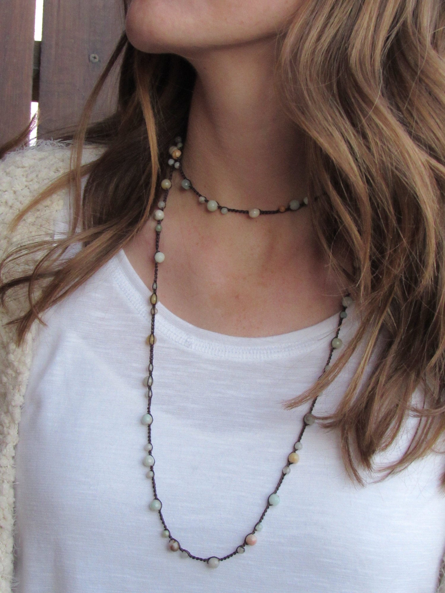 Boulder Long Wrap Necklace-Necklace-UrbanCulture-Boutique, A North Port, Florida Women's Fashion Boutique