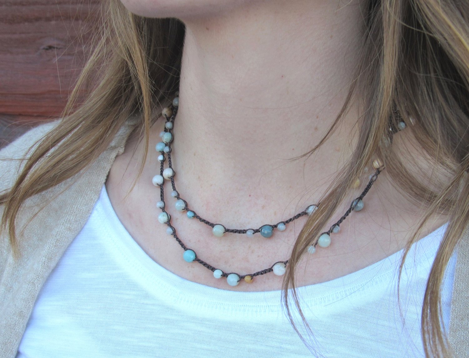 Boulder Long Wrap Necklace-Necklace-UrbanCulture-Boutique, A North Port, Florida Women's Fashion Boutique