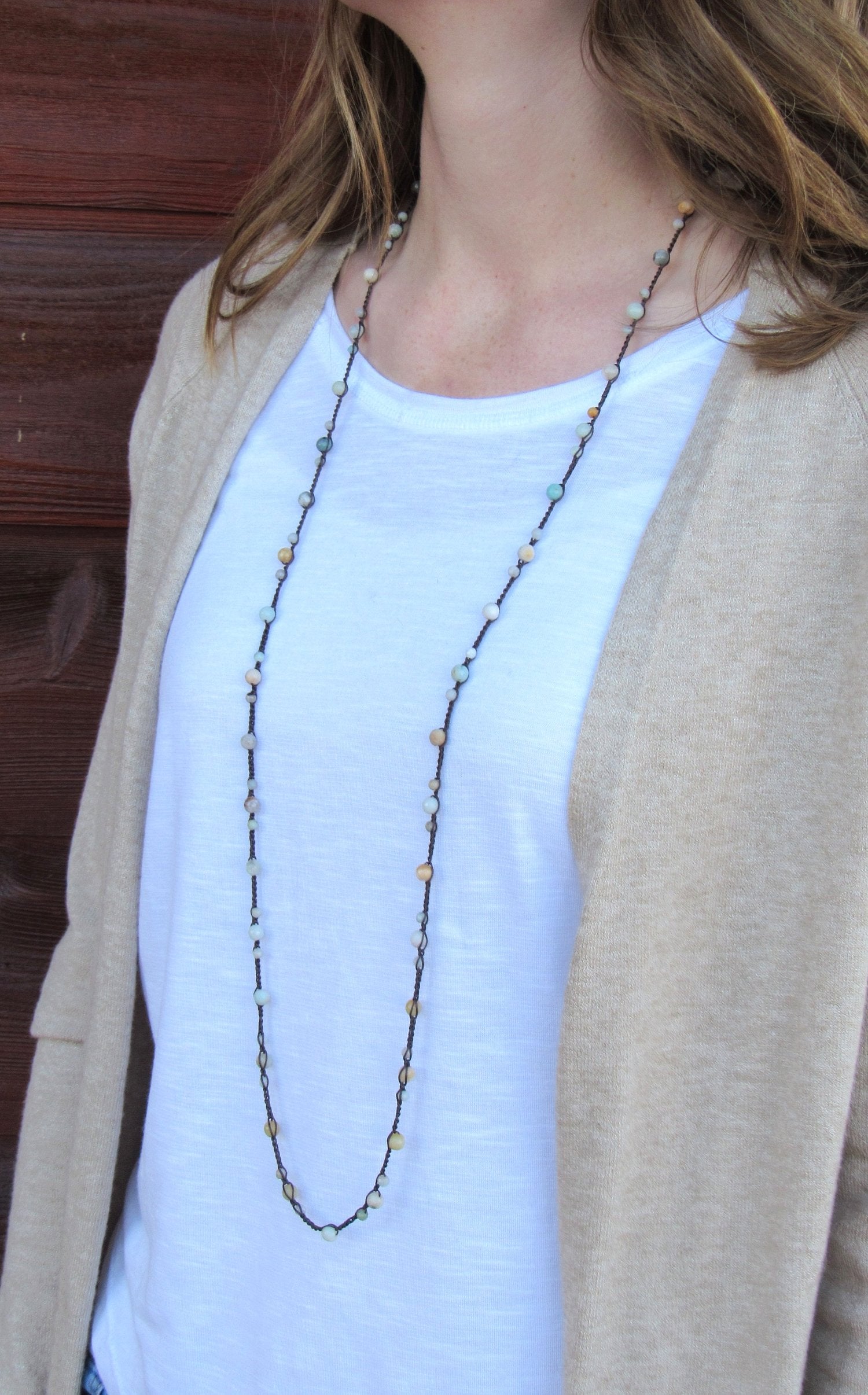Boulder Long Wrap Necklace-Necklace-UrbanCulture-Boutique, A North Port, Florida Women's Fashion Boutique