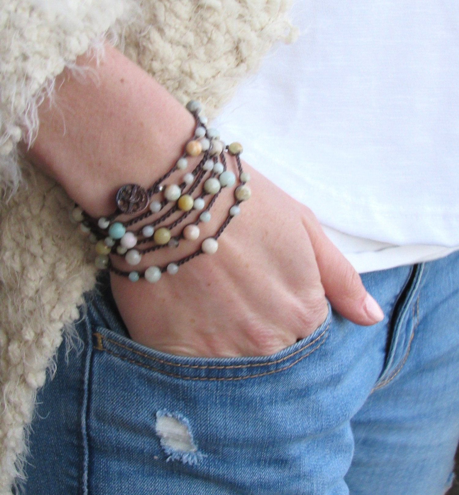 Boulder Long Wrap Necklace-Necklace-UrbanCulture-Boutique, A North Port, Florida Women's Fashion Boutique