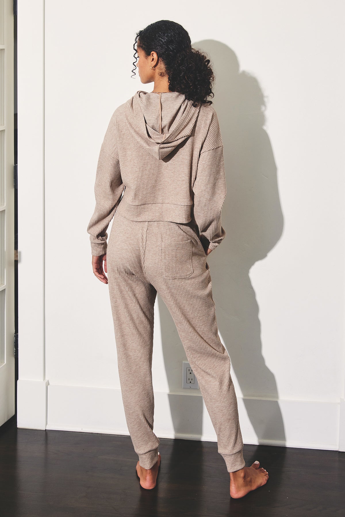 Winona Ribbed Hoodie Loungewear Set-Lounge Wear-UrbanCulture-Boutique, A North Port, Florida Women's Fashion Boutique