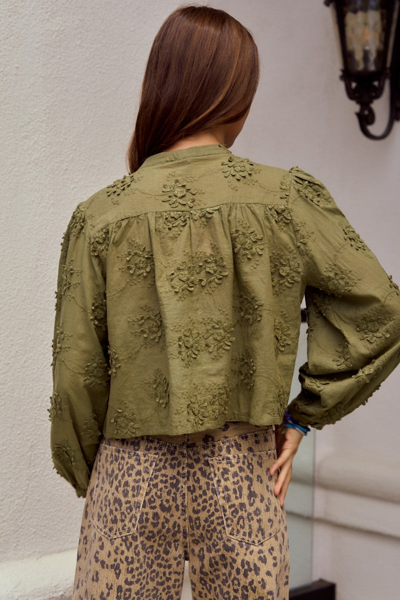 Blake Floral Long Sleeve-Long Sleeve-UrbanCulture-Boutique, A North Port, Florida Women's Fashion Boutique