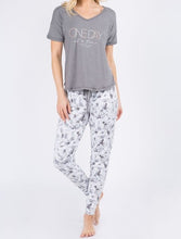 Load image into Gallery viewer, &quot;One Day At A Time&quot; Super Soft Pajama Pant Set-Pajamas-UrbanCulture-Boutique, A North Port, Florida Women&#39;s Fashion Boutique