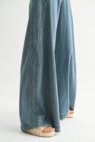 Kit Wide Leg Denim Trousers-Jeans-UrbanCulture-Boutique, A North Port, Florida Women's Fashion Boutique