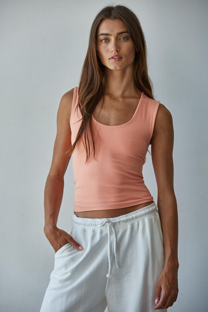 Samphire Tank Top-Tank Tops-UrbanCulture-Boutique, A North Port, Florida Women's Fashion Boutique