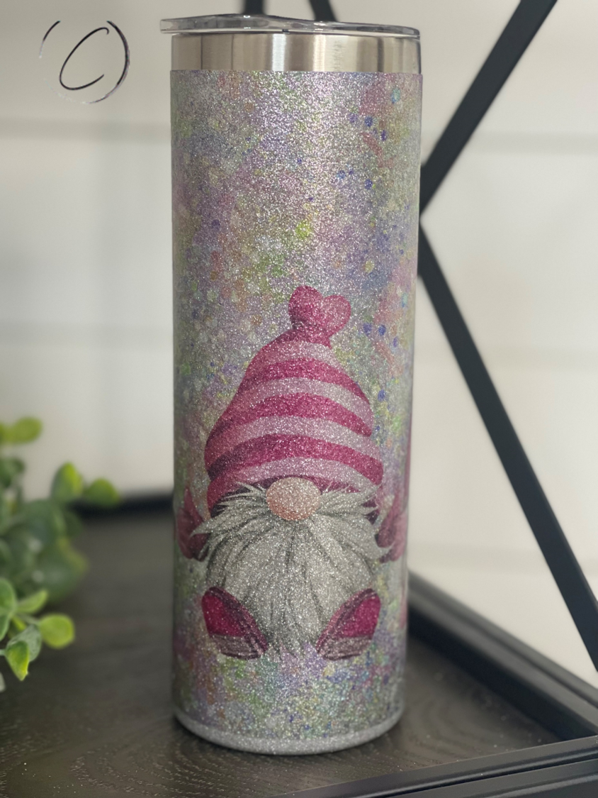 Glitter Valentines Gnomes Tumbler-Tumblers-UrbanCulture-Boutique, A North Port, Florida Women's Fashion Boutique