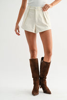 Rae Tailored Shorts-Shorts-UrbanCulture-Boutique, A North Port, Florida Women's Fashion Boutique