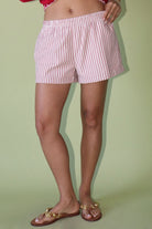 Tatum Striped Shorts-Shorts-UrbanCulture-Boutique, A North Port, Florida Women's Fashion Boutique