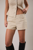 Verity Low Rise Trouser Shorts-Shorts-UrbanCulture-Boutique, A North Port, Florida Women's Fashion Boutique