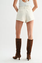 Rae Tailored Shorts-Shorts-UrbanCulture-Boutique, A North Port, Florida Women's Fashion Boutique