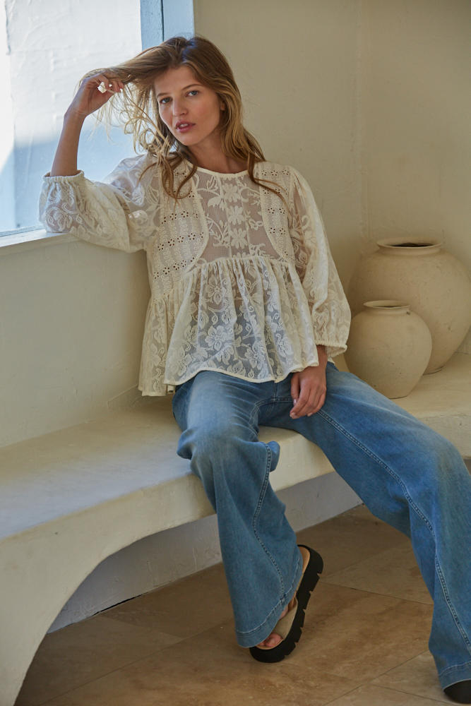 Hasiel Top-Long Sleeves-UrbanCulture-Boutique, A North Port, Florida Women's Fashion Boutique