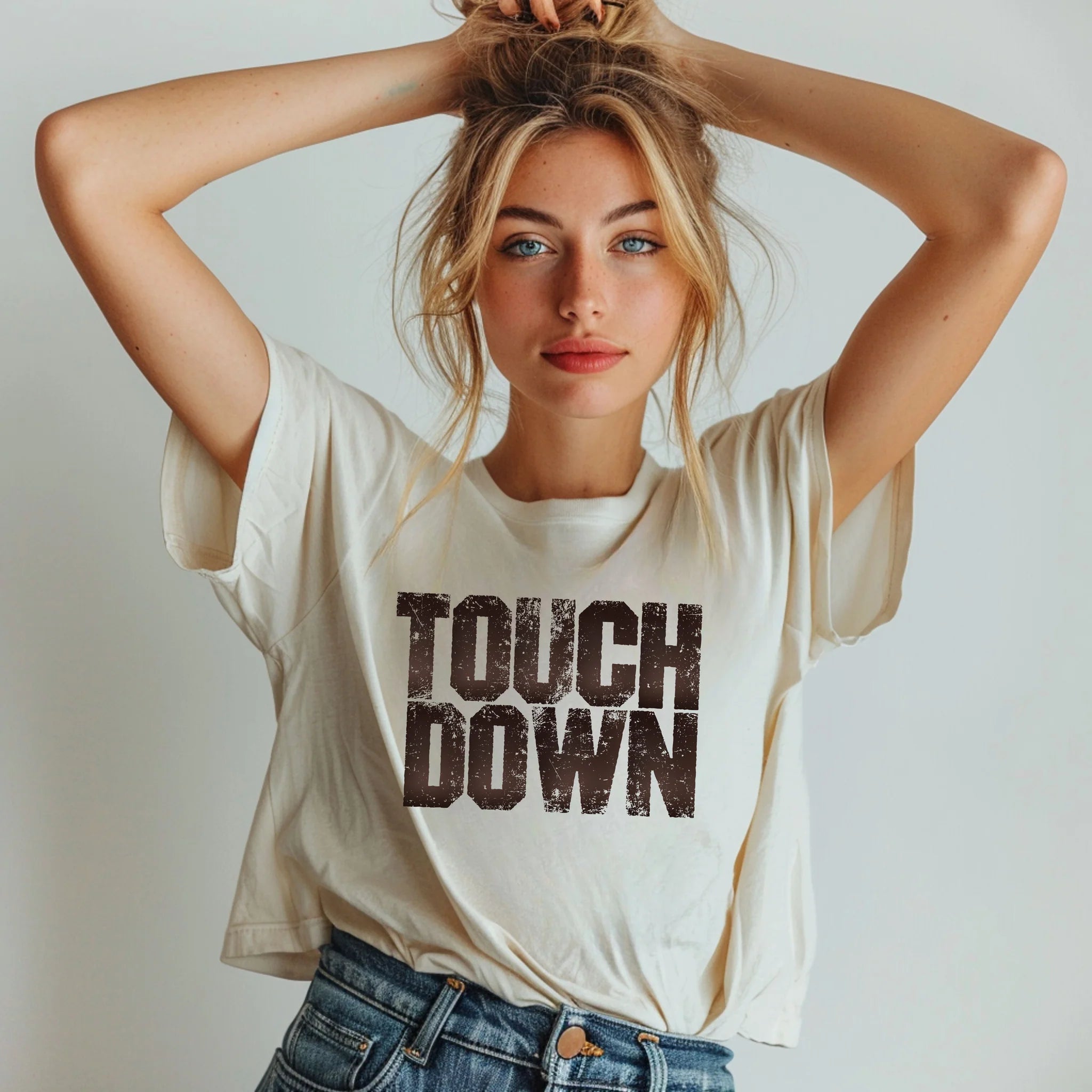 Touch Down Graphic Tee-Graphic Tee-UrbanCulture-Boutique, A North Port, Florida Women's Fashion Boutique