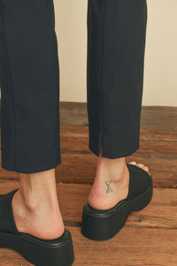 Back Slit Tapered Trousers-Pants-UrbanCulture-Boutique, A North Port, Florida Women's Fashion Boutique