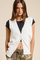 Moon Sweater Vest-Sweater-UrbanCulture-Boutique, A North Port, Florida Women's Fashion Boutique