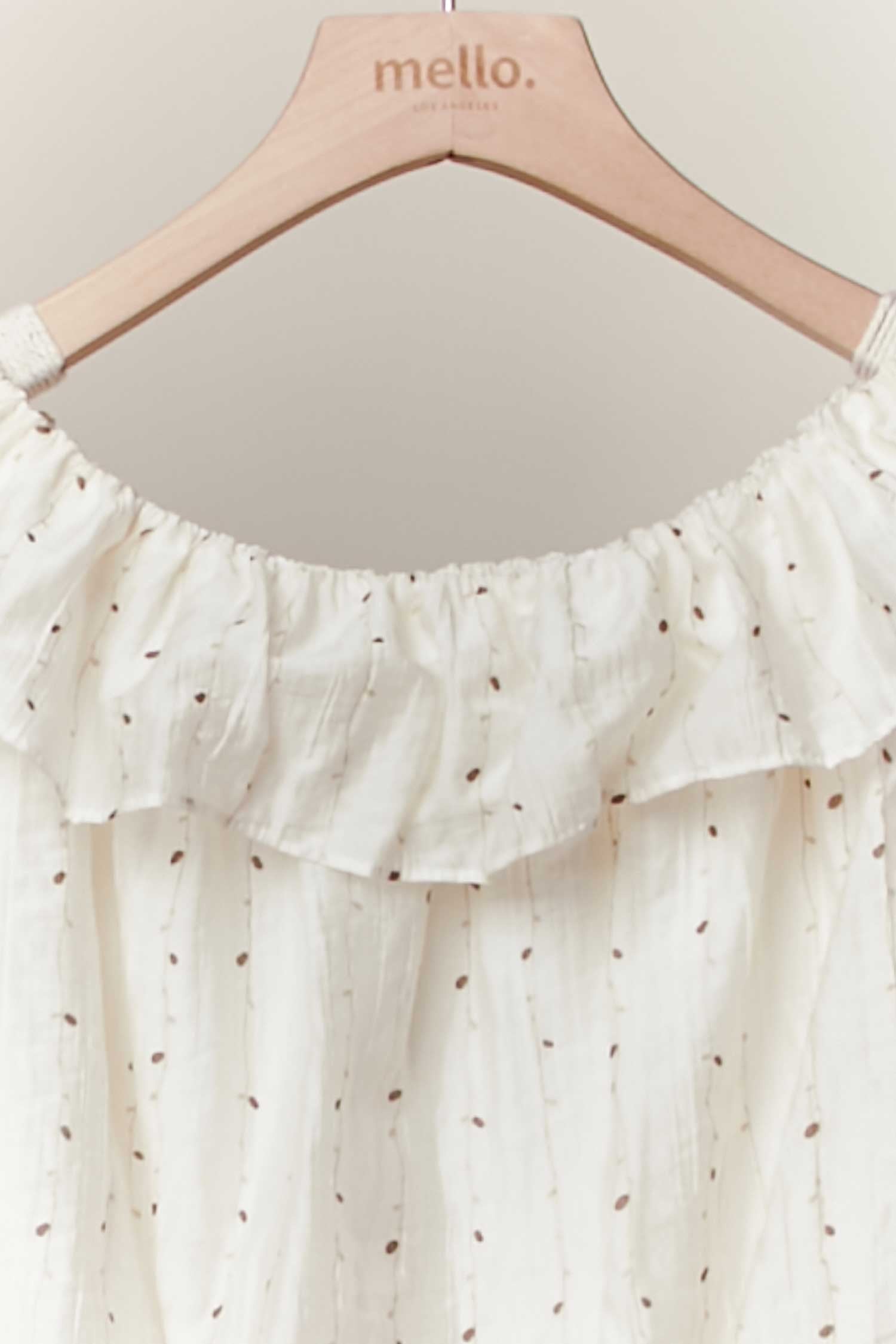 Daisy Off The Shoulder Ruffle Top-Short Sleeves-UrbanCulture-Boutique, A North Port, Florida Women's Fashion Boutique