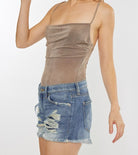 Cassandra Mid Rise Boyfriend Shorts-Denim Shorts-UrbanCulture-Boutique, A North Port, Florida Women's Fashion Boutique