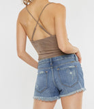 Cassandra Mid Rise Boyfriend Shorts-Denim Shorts-UrbanCulture-Boutique, A North Port, Florida Women's Fashion Boutique