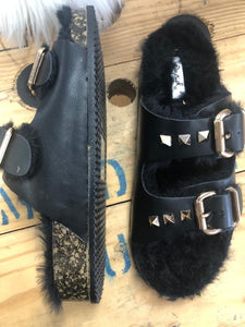 Fuzzy Fun Loafers-shoes-UrbanCulture-Boutique, A North Port, Florida Women's Fashion Boutique