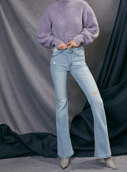 High Rise Flare Jeans-Jeans-UrbanCulture-Boutique, A North Port, Florida Women's Fashion Boutique