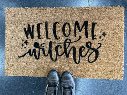 Welcome Witches Door Mat-Door Mats-UrbanCulture-Boutique, A North Port, Florida Women's Fashion Boutique